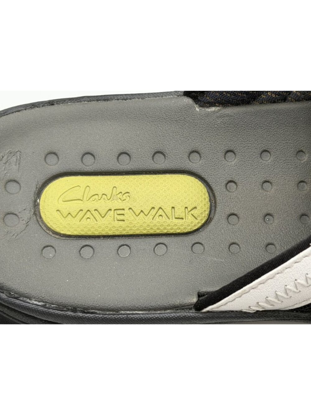 Clarks Wave Walk Sandals Women Size 9.5M White Thong Flip Flop Comfort Shoes - Picture 12 of 13
